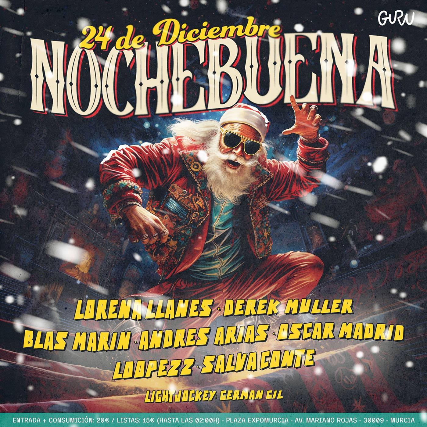 Discoteca Murcia Guru Dance Club - Nochebuena