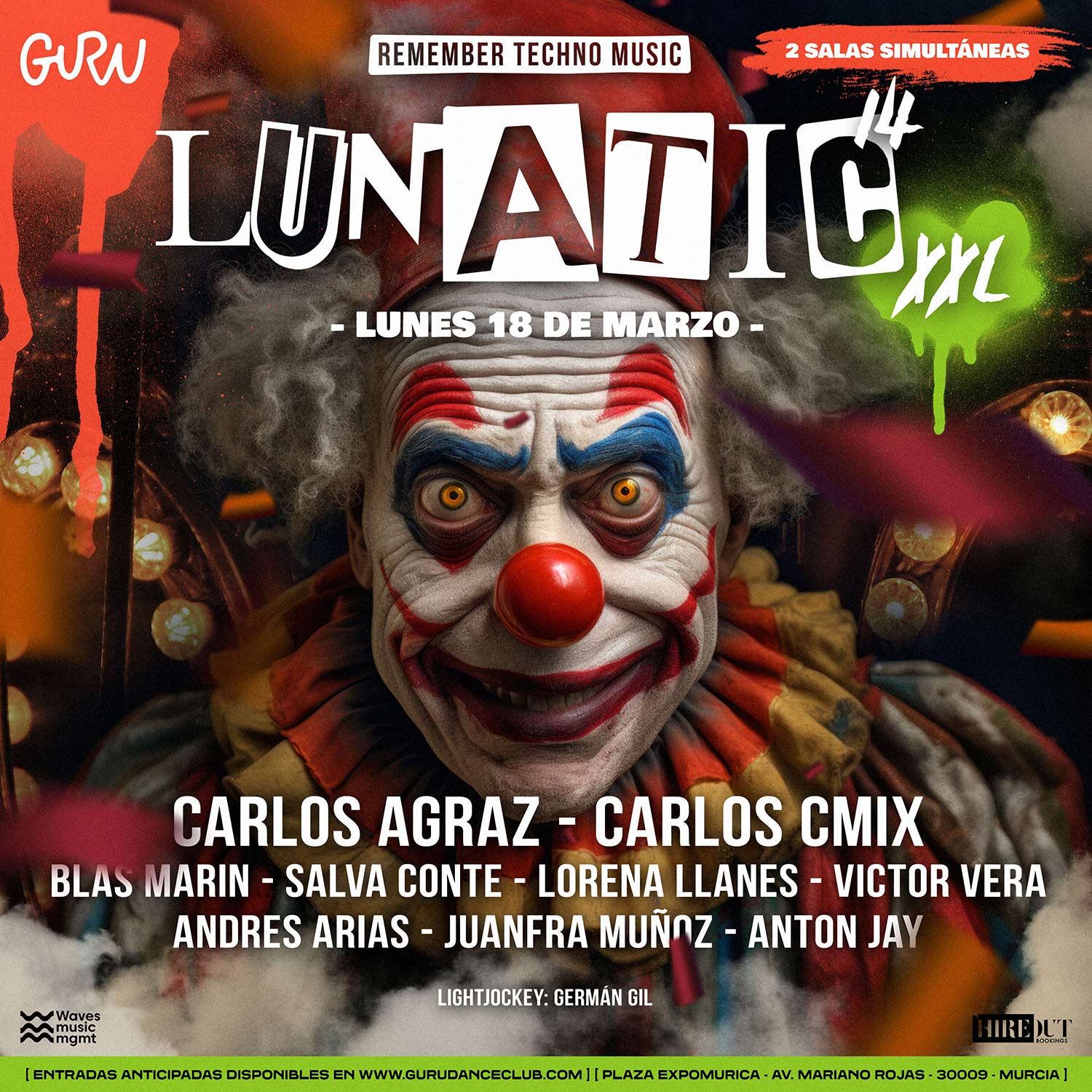 Discoteca Murcia Guru Dance Club - Lunatic 14