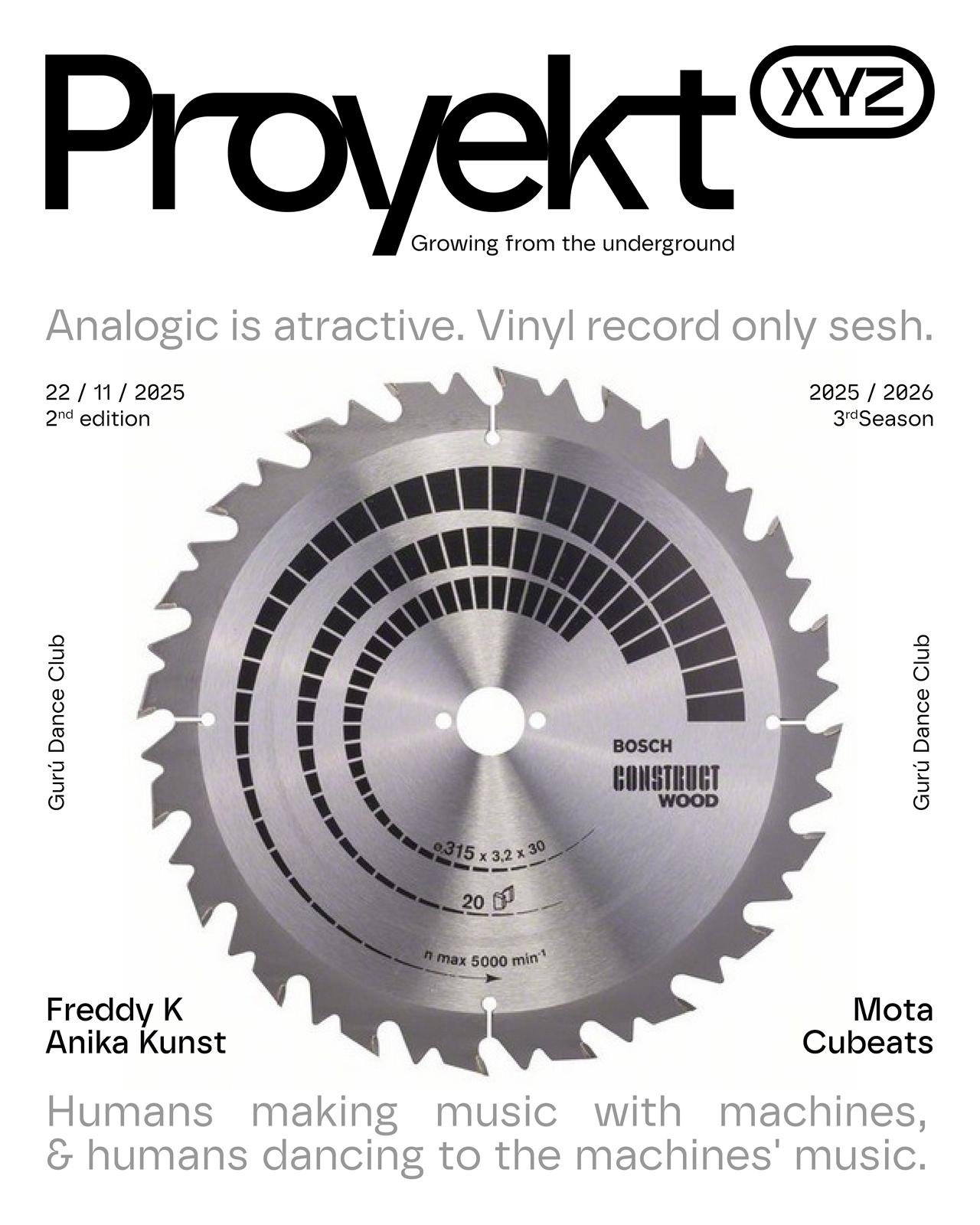 Projekt XYZ – ONLY VINYL NIGHT